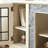 58" TV Stand With 2-Door Storage, Faux Stone Media Console Cabinet-2008294136