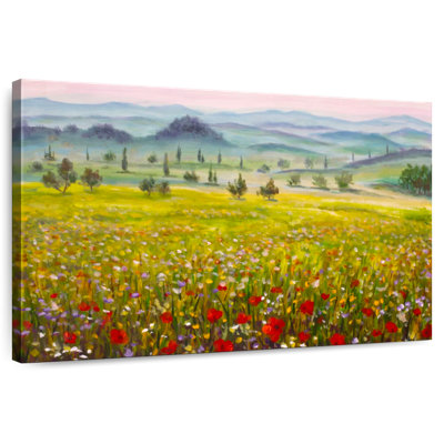 Champ de fleurs toscan Alvord
