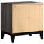 Table de chevet 2 tiroirs Grey Oak