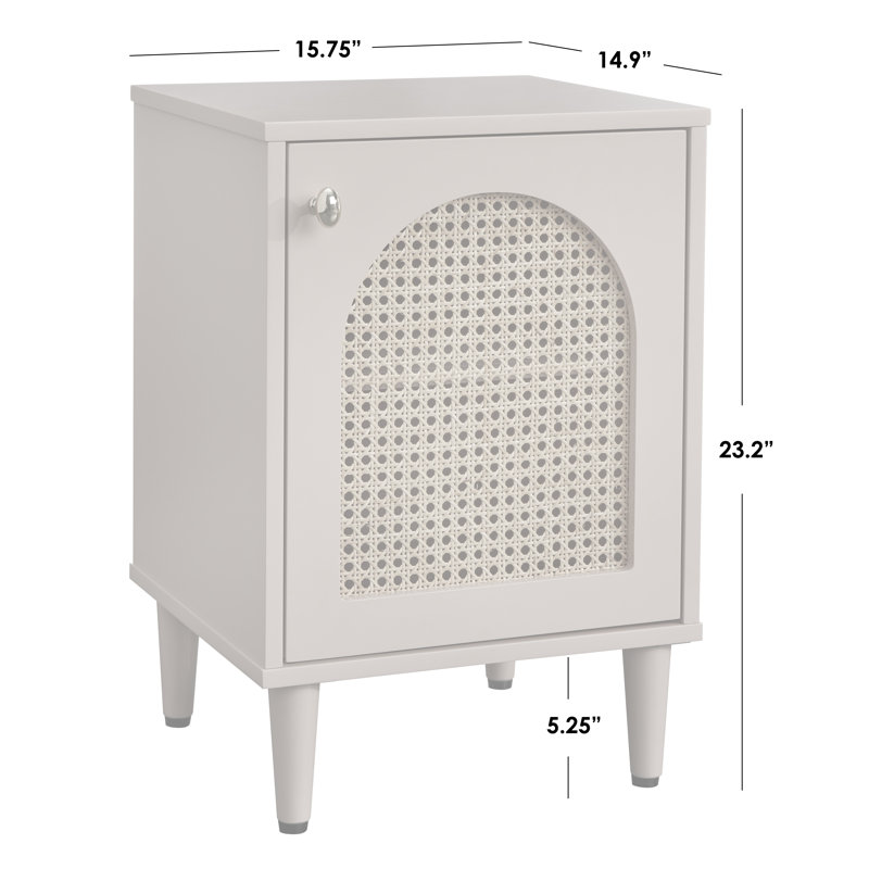  Cortavious Nightstand, Elegant Pink