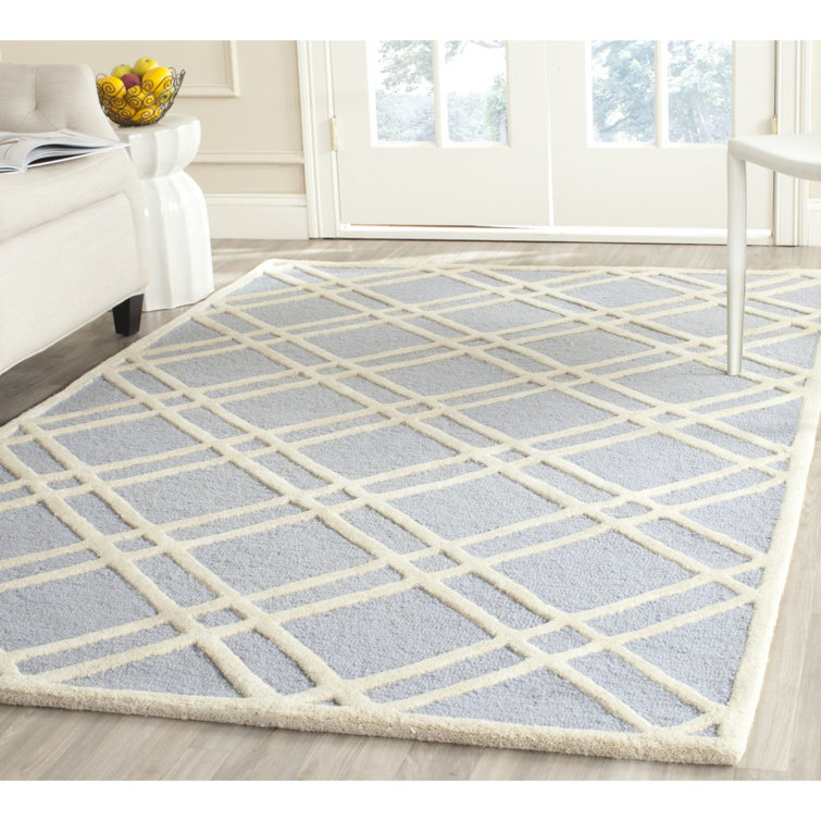 Deedgra Hand Tufted Wool Geometric Rug