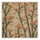 Machine Washable Botanical Brown Area Rug