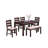 Sleek Solid Wood Dining Table In Antique Cherry - Rectangular With And Surface Protected
