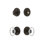 Grandeur Circulaire Rosette Entry Set with Provence Crystal Knob in Timeless Bronze
