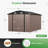 Large Outdoor Metal Storage Shed