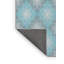 Tapis gris/bleu à motifs-1852427633