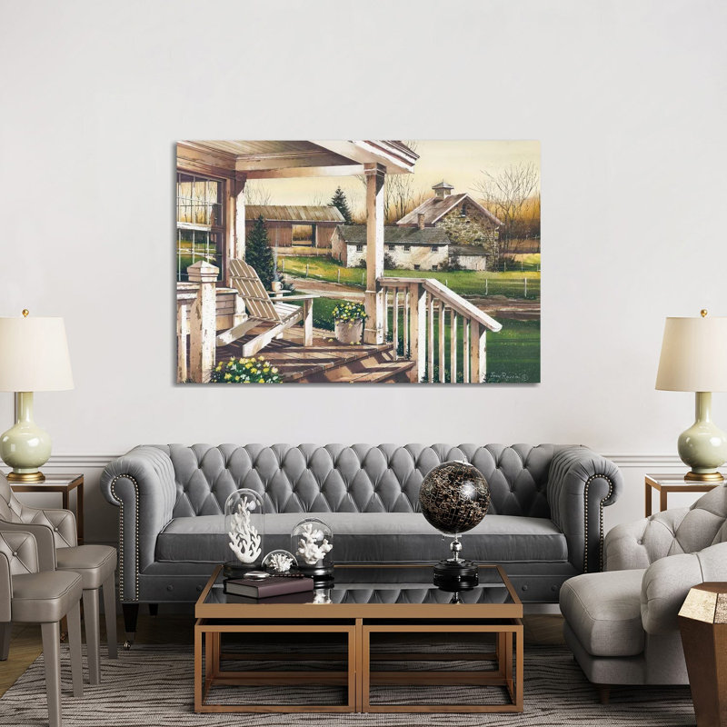 Long Days End by John Rossini - Gallery-Wrapped Canvas Giclée on Canvas, Wrapped Canvas, 20.32 cm H x 30.48 cm W