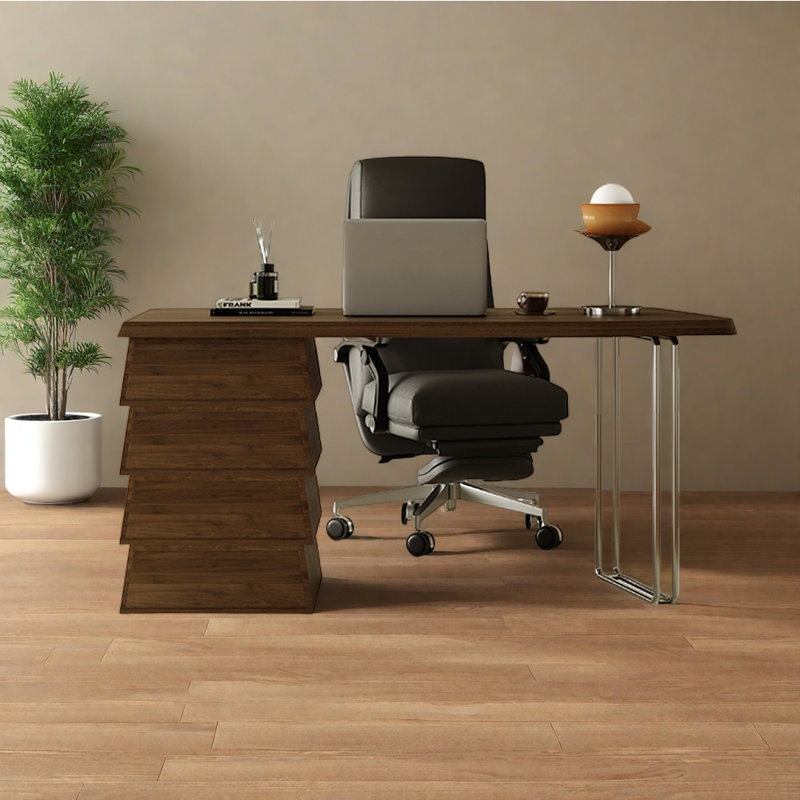 Italian style simple desk and chair set