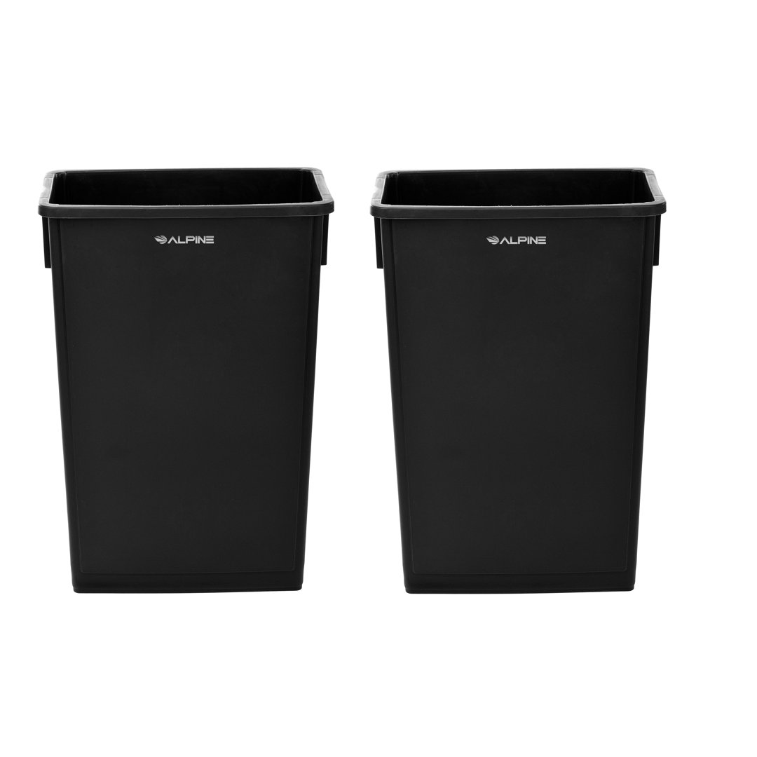23 Gallon Waste Basket Commercial Trash Can (Set of 2) Alpine Industries
