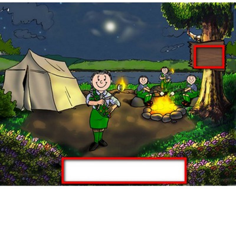 Cadre de boule à neige scout personnalisé, H 4 po x l 6 po x P 1 po, Oui