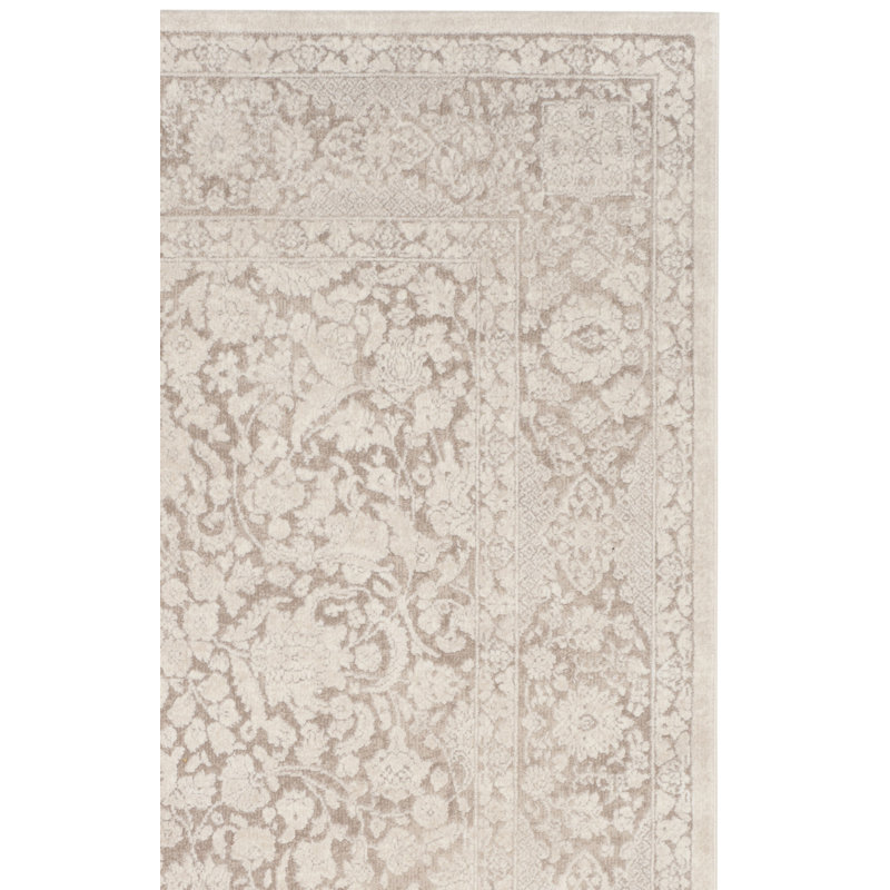 Tapis beige / crème Calidia, Rectangle de 10 pi x 14 pi