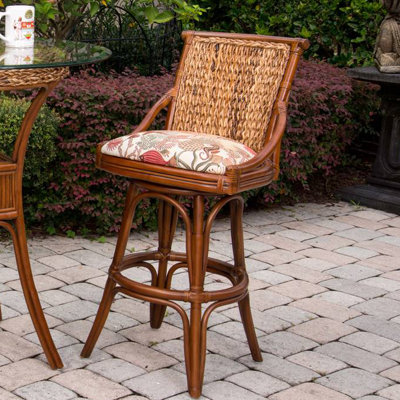 Dastyn Swivel Upholstered Counter Stool