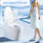 One - Piece Smart Toilet With Built In Bidet, Design, Auto Flush And Open/Close, Heated Seat Adjustable Temp, Warm Water Dry, Remote Control Side Know, Sensor Cover, Rear Wash Massage Modes, Night