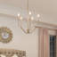 Lustre 5 lumières façon bougie classique