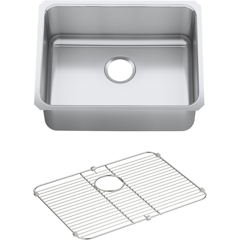 Undertone® Preserve 23" L x 17-1/2" W 9-1/2" Medium Under-Mount Single-Bowl Kitchen Sink
