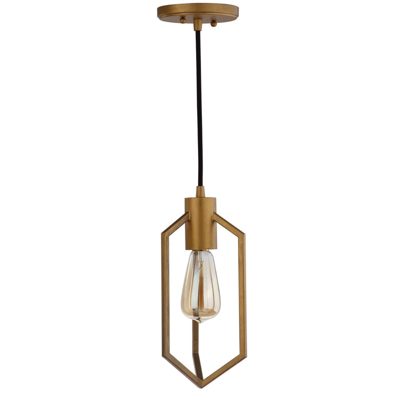 Luminaire suspendu géométrique à 1 lumière Arshavir