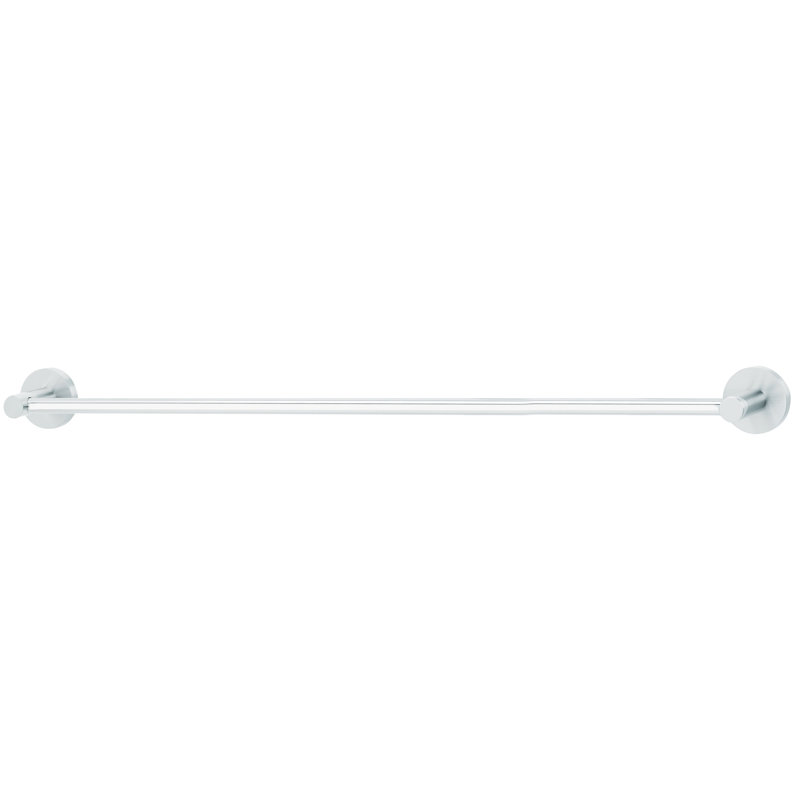 Towel Bar, 2" H x 25.88" L x 2.38" D, Polished Chrome