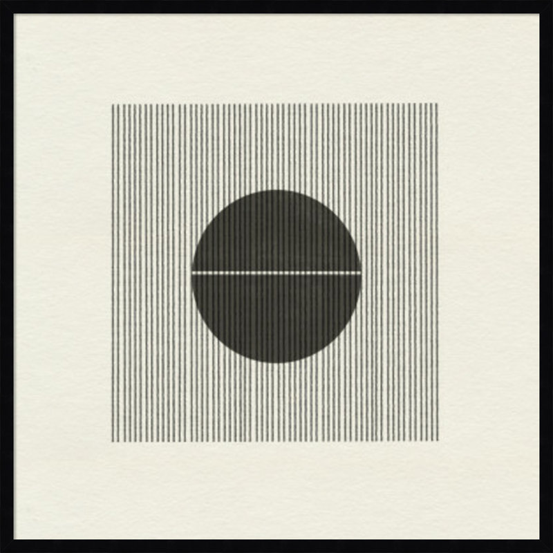 Paper Object No 5 by The Miuus Studio, 33" H x 33" W x 1" D, Black