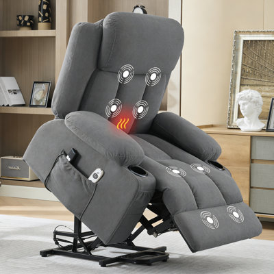 Fauteuils inclinables électriques chauffants à massage