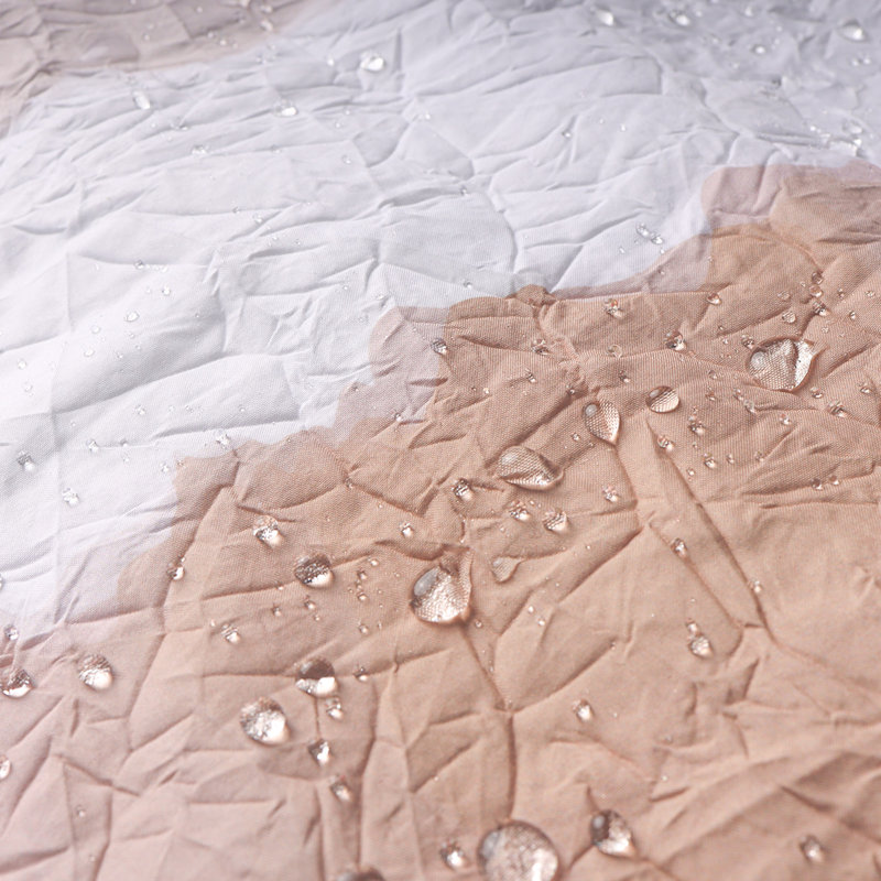 Rideau de douche Crinkle, Naturel