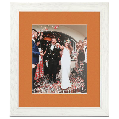 Wood Matte Picture Frame with Mat