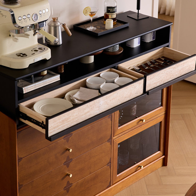 Buffet rétro simple et léger de luxe