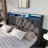 Upholstered Bed, 360 Surround LED Function, Buttons/Apps/Remote Control, Hydraulic Storage Bed With USB Type-C Charging-1666764955-1666764954