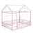 Full Size Metal House-Style Bed Frame-121384077