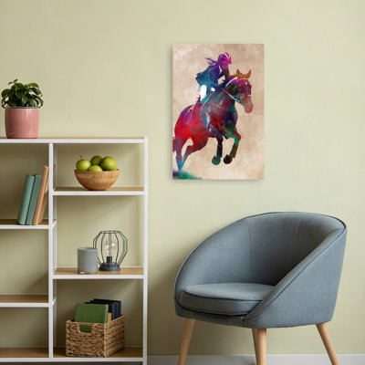 Art mural cheval dynamique dynamique