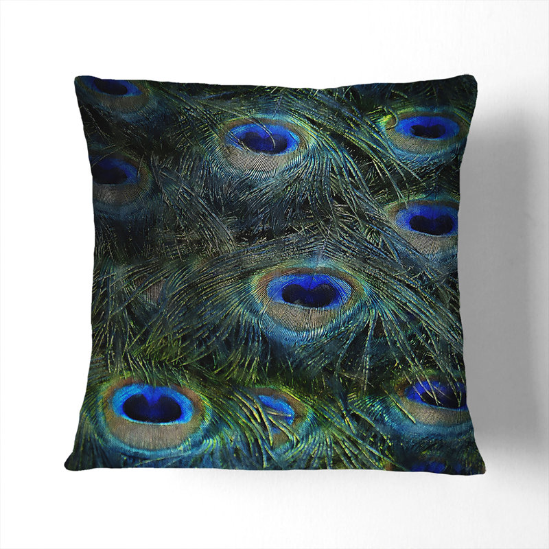Square Throw Cushion, Black, 40cm H x 40cm W x 15cm D