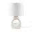 Ceramic Table Lamp White See Below
