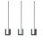 Bert 9 - Light Black Kitchen Island Pendant
