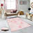 Stylish Woven Carpet, 5.6 x 7.5 Feet, 100% Polyester, 0.3 in Pile Height | Antibacterial, Non-Slip PVC Felt Dot Underside, Machine Washable | 3D Digital Printing, Durable & Easy to Maintain - Perfect for Any Room-1753700505