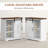 Charming Rustic Buffet Cabinet with Versatile Storage Options-1197500887