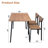 Jakarie 4 - Person Four Leg Dining Set, 5 - Piece Family Dining Set with 4 Chairs For Small Space, Kitchen, Home