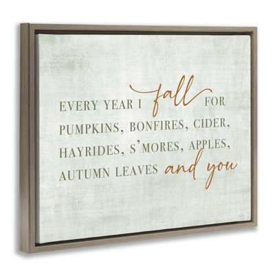 "Every Year Fall", art mural encadré flottant par Natalie Carpentieri
