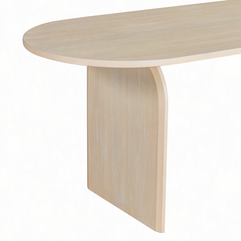 Ensemble de table de salle à manger 6 pièces avec banc, ensemble de chaises de table ovales pour 6 personnes, ensemble de salle à manger de style moderne