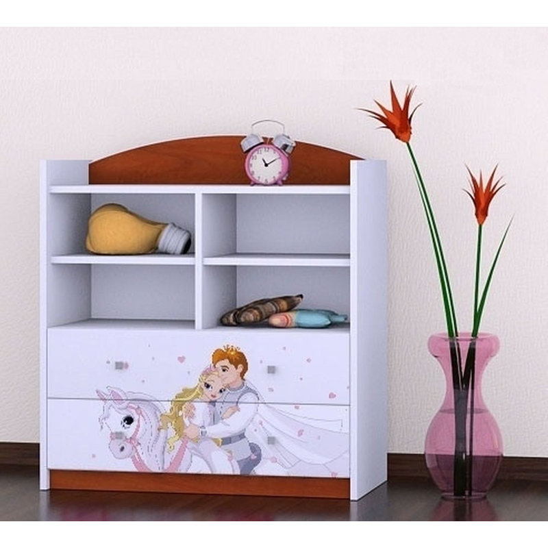 Viviana 96cm H X 86cm W Kids Cube, Brown