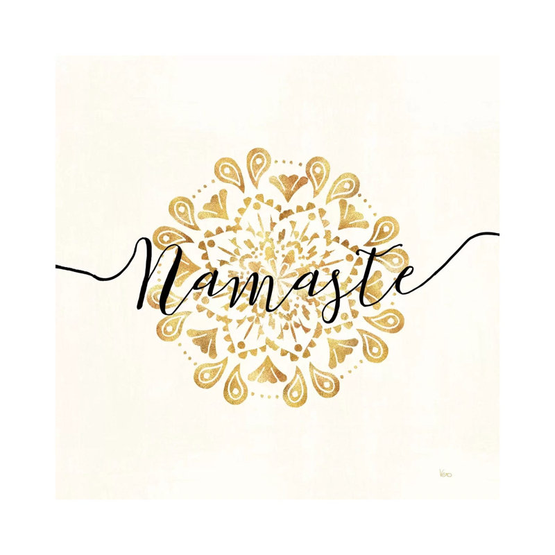 Namaste I by Veronique Charron - Wrapped Canvas Print, 45.72 cm H x 45.72 cm W