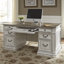 Bureau de direction Colchester avec plateau à clavier rabattable