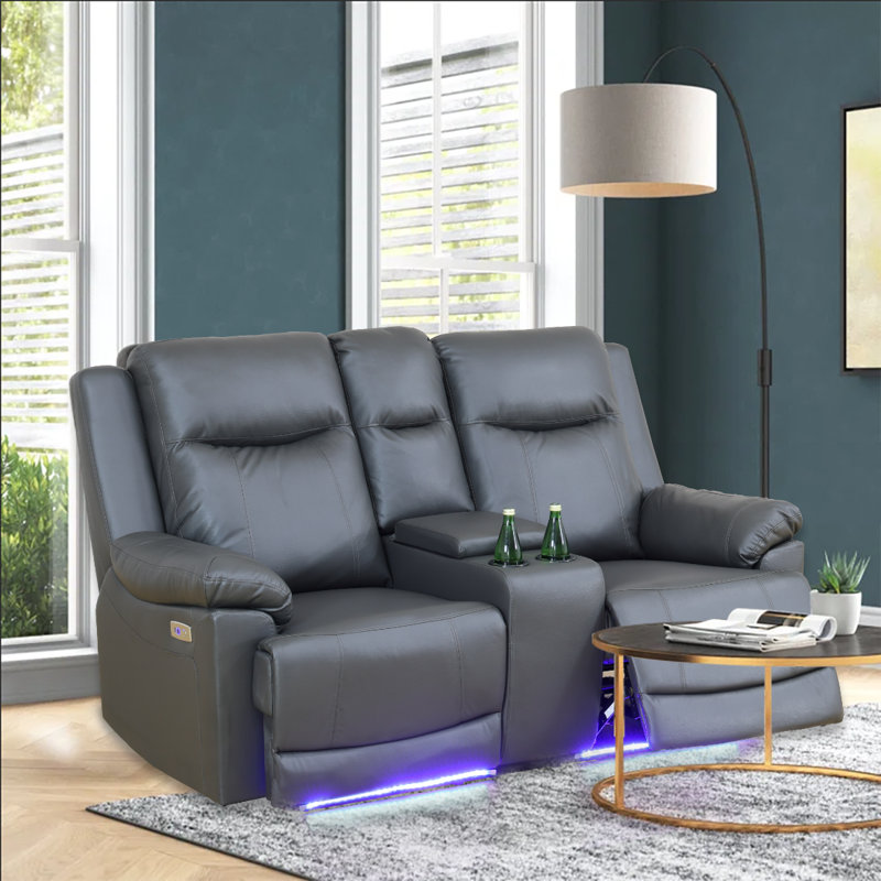 Jesslin Faux Leather Recliner