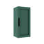 Meuble-lavabo mural 14 po à rayures flottantes avec porte et tablette-656948067