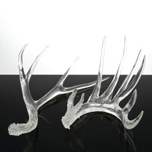 Clear Antlers Sculpture Set