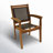 Fleur 7-Person Solid Wood Patio Dining Set