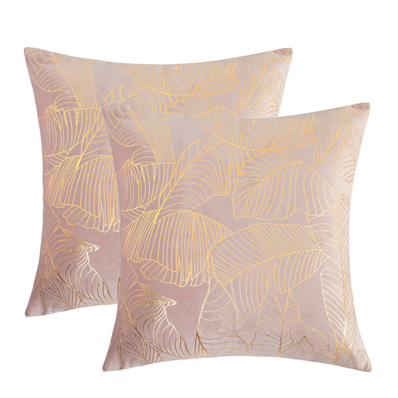Housse de coussin Akbez, Rose