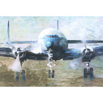 Avion 3 - impression sur toile tendue