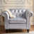 Silver Faux Leather