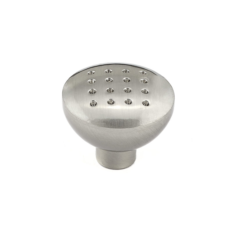 Poignée champignon de diamètre 1 5/16 po Expression, Nickel brossé