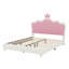 Lit princesse rembourré avec tête de lit couronne-1528814023