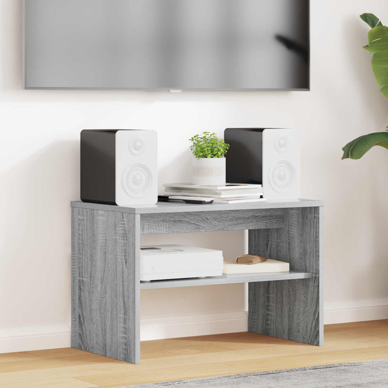 Unfinished TV Stand, 40cm H x 60cm L x 35cm W, Grey Sonoma